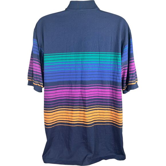 Knights Of The Round Table Striped Short Sleeve Polo - Picture 5 of 7